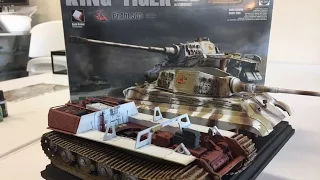 Building the New 1/35 Takom King Tiger with full interior part 3