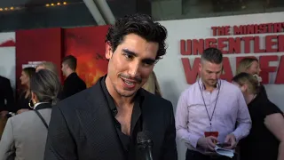 THE MINISTRY OF UNGENTLEMANLY WARFARE: Henrique Zaga red carpet interview | ScreenSlam