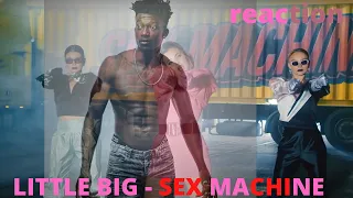 LITTLE BIG - SEX MACHINE (Official Music Video) ▶️ реакция иностранцев