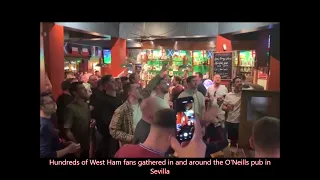 ++ Ultras Frankfurt vs West Ham United heavy clash in Sevilla ++A West ham fan describes the fight
