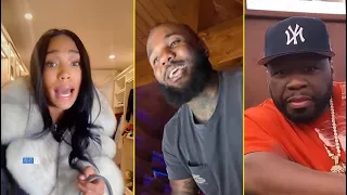 50 Cent Girlfriend Cuban Link Smashes The Game After Showing Her Private DMs With Him ‘Its Fake’