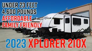 2023 Xplorer 210X Travel Trailer: A Budget Family RV! #WesternCampers