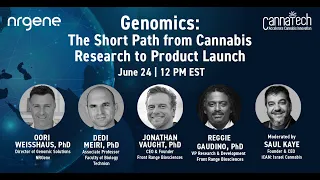 Genomics: The Short Path from Cannabis Research to Product Launch