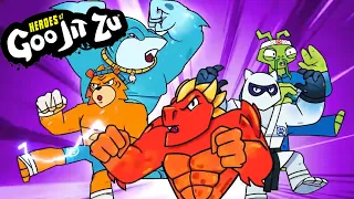 Aqua-blast GOO Energy ⚡️ HEROES OF GOO JIT ZU | New Compilation | Cartoon For Kids