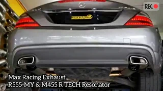 Mercedes-Benz SLK 200 R172 Rumble Exhaust Sounds Upgrade with Max Racing Exhaust