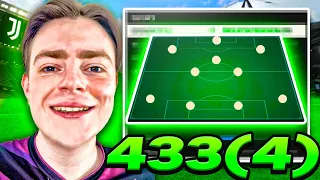 This FORMATION is CRAZY🔥 Best 433(4) Custom Tactics in FC 24✅