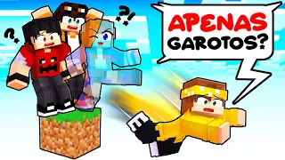 INVISÍVEL apenas UM BLOCO só de GAROTOS no Minecraft ◂Miika▸