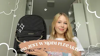 BACK TO SCHOOL CO JEST W MOIM PLECAKU DO SZKOŁY!🎒