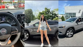 VLOG: i bought a new CAR!!!  car reveal + tour *2022 jeep cherokee*