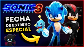 SONIC 3 LA PELÍCULA 🔵 FECHA ESPECIAL de ESTRENO en CINES