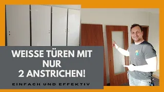 Türen lackieren mit nur 2 Anstrichen...so wird´s gemacht!