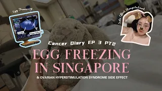 ✦ENG/中✦ Cancer Diary 3 Pt 2: Egg Freezing Process in Singapore & Ovarian Hyperstimulation Syndrome