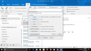 Configuring Views - Outlook 2016 tutorial