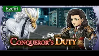 DFFOO GL Vayne event Conqueror's duty COSMOS Full synergy team Vayne, Serah, Zack 527k 43 Turns