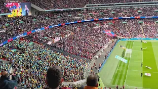 England Vs Ukraine - National Anthems (26 March 2023) UEFA European Championship Qualifying