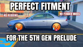 PERFECT FITMENT ON THE PRELUDE | NEW WHEELS