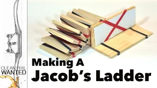 How to make a wooden Jacob's Ladder toy with hand tools | A tutorial