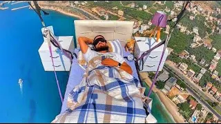 Flying Bedroom-Uçan Yatak Odası-Siesta In the Sky-Havada Şekerleme-Paragliding-Yamaçparaşütü Alanya