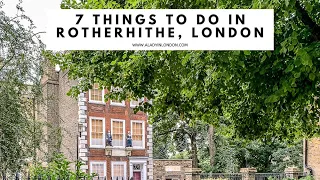 7 THINGS TO DO IN ROTHERHITHE, LONDON | The Mayflower | Southwark Park | Thames Path | Brunel Museum