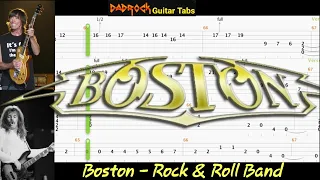 Rock & Roll Band - Boston - Guitar + Bass TABS Lesson
