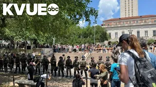 What rules did protesters break? Here's what UT Austin had to say