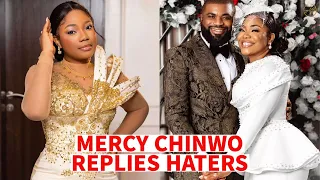 Mercy Chinwo Shame Haters Who Accused Her Of Getting Pregnant Before Engagement & Wedding