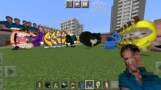 Maxwell, Happy Banana Cat, Banana (PBJ) And Much More Nextbots | MCPE ADDON | Gmod Nextbots