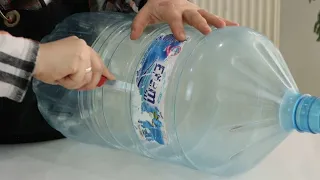 LOOK WHAT I DID WITH A 19 LITER PET BOTTLE