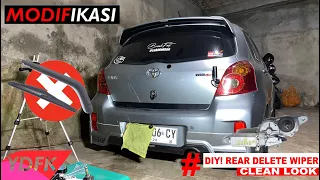 Cara melepas wiper belakang | Rear delete wiper On Toyota Yaris bakpao