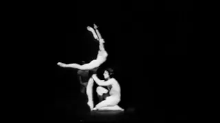 LE VOYAGE BEJART 1967  MAINA FLORIS ALEXANDER with JORGE DONN, FIRST CREATION PAS DE DEUX