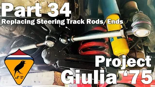 Replacing Steering Track Rods/Ends - MOT problems  |  Project Alfa Romeo Giulia '75 - Part 34