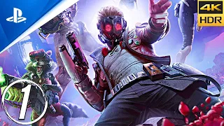 GUARDIANS OF THE GALAXY PS5 Walkthrough Gameplay PART 1 - MAIN CAMPAIGN [4K 60FPS HDR] No Commentary