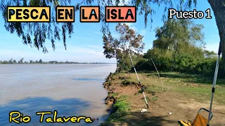 PESCA EN LA ISLA, RIO TALAVERA, UN LUGAR HERMOSO ! PESCA EN ZARATE, PUESTO 1