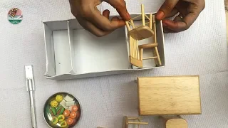 Miniature Dining Table Toy Set | UNBOXING | Miniature Cooking