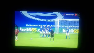 POGBA'S FREE KICK AGAINST BRIGHTON