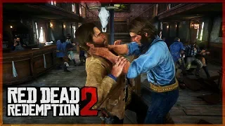 PELEA EN EL BAR  - RED DEAD REDEMPTION 2 #2