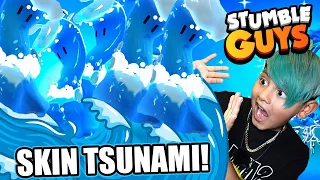 EL MEJOR SKIN DE AGUA EN STUMBLE GUYS | Tsunami en Stumble Guys | Juegos Karim Juega