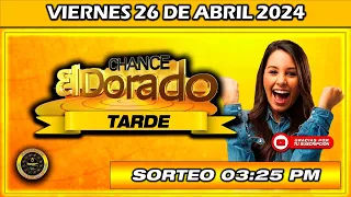 Resultado de EL DORADO TARDE del VIERNES 26 de Abril del 2024 #chance #doradotarde