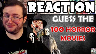 Gor's "Guess the 100 HORROR MOVIES Challenge/Quiz/Test" CHALLENGE REACTION