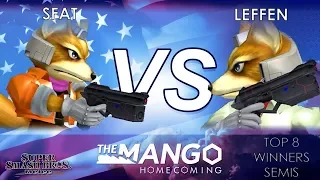 The Mango Homecoming - CLG | SFAT (Fox) VS TSM | Leffen (Falco) - SSBM - Top 8- Winners Semis