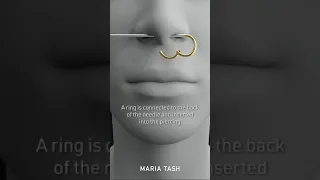How a Septum Piercing Works | MARIA TASH