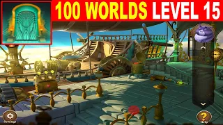 100 Worlds LEVEL 15 Walkthrough - Escape Room Game 100 Worlds Guide
