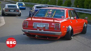 【Straight pipe exhaust Ep2】Nasty old cars and Bosozoku cars in Daikoku PA.