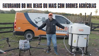 Como empreender e  faturar 80 Mil Reais ou mais todos os meses com Drones Agrícolas de Pulverização