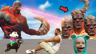 Lava God Franklin Shinchan Kill The Lava God in GTA 5