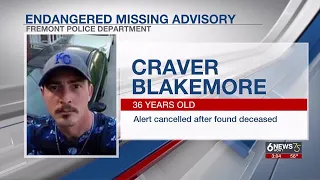 Fremont man found dead, missing endangered advisory canceled