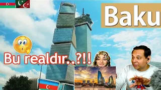 Pakistani Reaction- Baku - Azerbaijan 2021-2022 [ 4K ] آذربایجان باکو