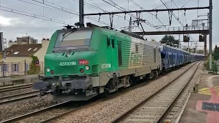 Trains RER TER INTERCITES FRET HLP et TRAIN DE MACHINE Gare de SAVIGNY-SUR-ORGE