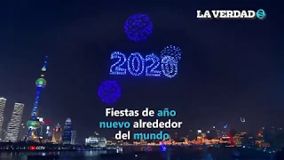 2020 inició los fuegos artificiales... ¿Con drones?