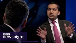 Maajid Nawaz, Mehdi Hassan and Mo Ansar lock horns on BBC Newsnight